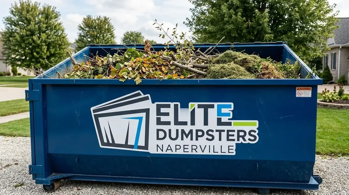 Yard Waste Dumpster Rental in Naperville, IL
